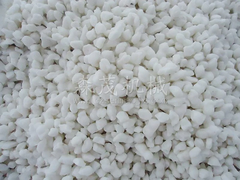 Drying of block ammonium sulfate